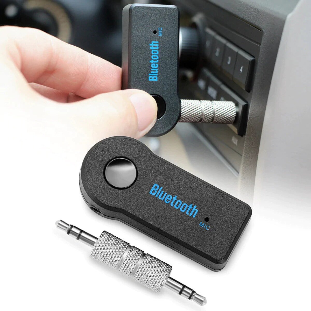 Risiver i AUX adapter u ruci