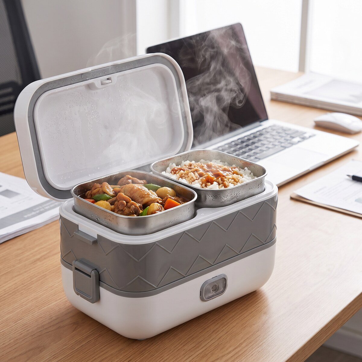 Električni lunch box sa toplim obrokom