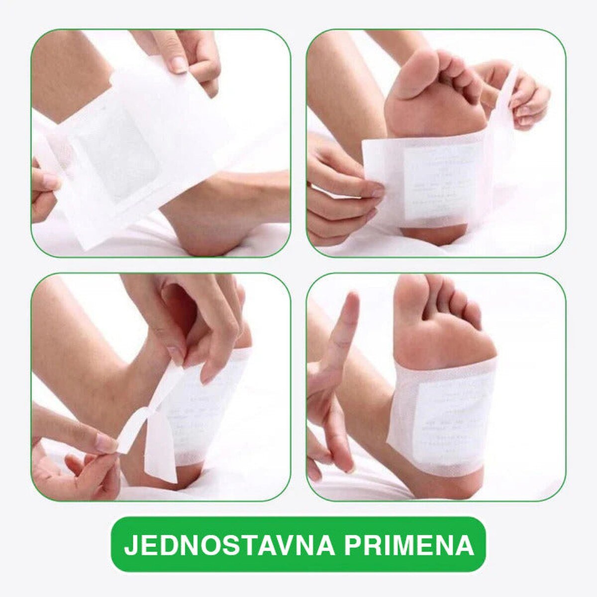 Flasteri za stopala u rukama
