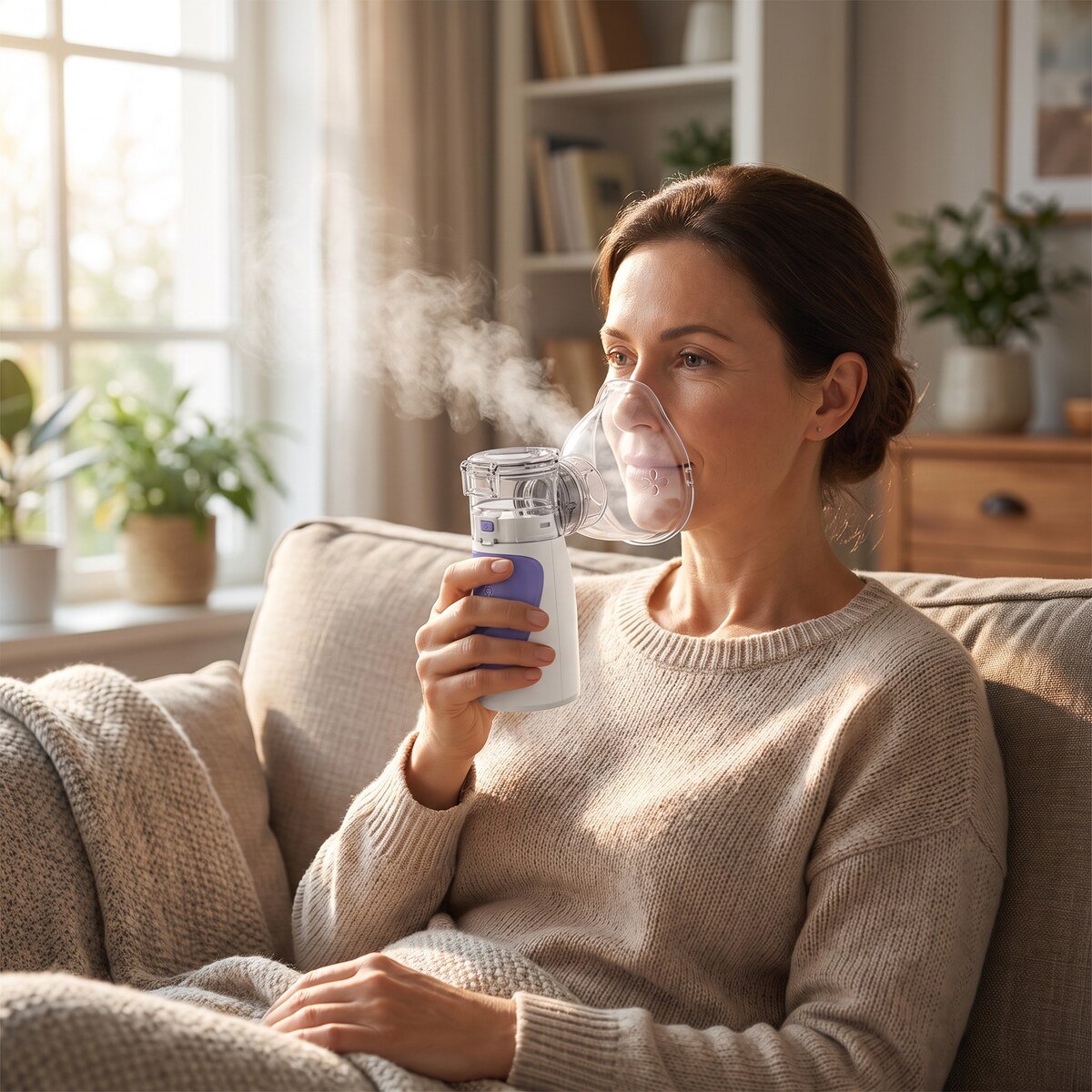 Inhalator u upotrebi kod kuće